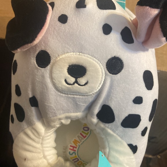 Squishmallows Dustin the Dalmatian Dog Slippers NEW plush - Picture 2 of 5
